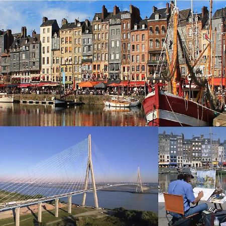 Le Havre De Paix 8 , Les Hauts De Honfleur, Piscine, Wifi Et Parking Gratuits Équemauville Zewnętrze zdjęcie