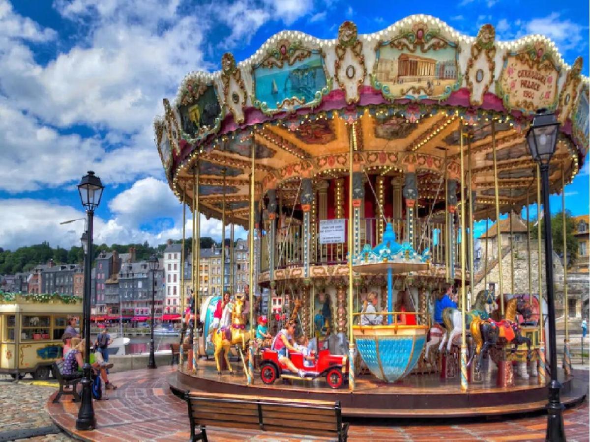 Le Havre De Paix 8 , Les Hauts De Honfleur, Piscine, Wifi Et Parking Gratuits Équemauville Zewnętrze zdjęcie